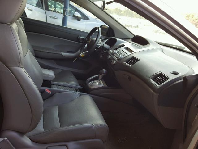 2HGFG12939H502227 - 2009 HONDA CIVIC EXL ვერცხლისფერი ფოტო 5