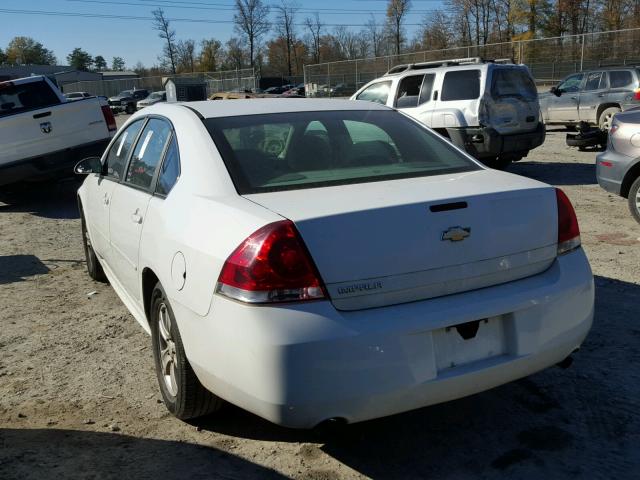 2G1WF5E35C1185186 - 2012 CHEVROLET IMPALA LS WHITE photo 3