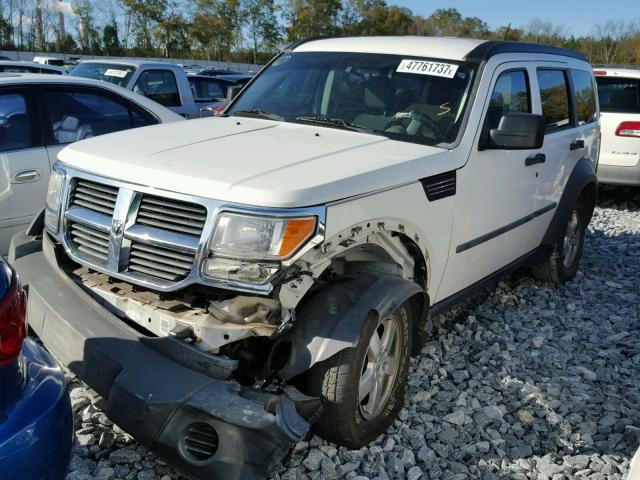 1D8GT28K77W606234 - 2007 DODGE NITRO SXT WHITE photo 2