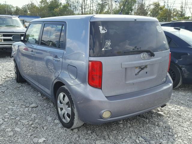 JTLKE50E391064273 - 2009 TOYOTA SCION XB ლურჯი ფოტო 3