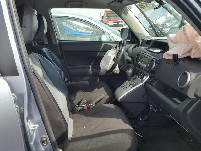 JTLKE50E391064273 - 2009 TOYOTA SCION XB ლურჯი ფოტო 5