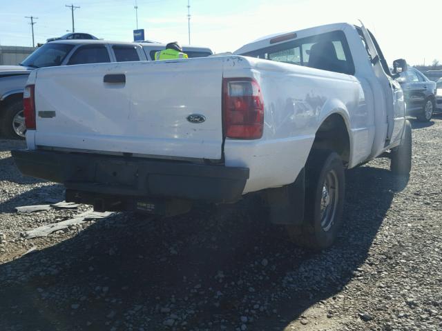 1FTYR10U94PA00044 - 2004 FORD RANGER WHITE photo 4