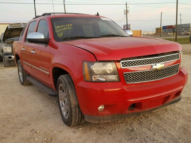 3GNEC32099G203349 - 2009 CHEVROLET AVALANCHE RED photo 1
