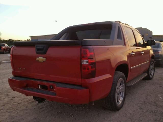 3GNEC32099G203349 - 2009 CHEVROLET AVALANCHE RED photo 4