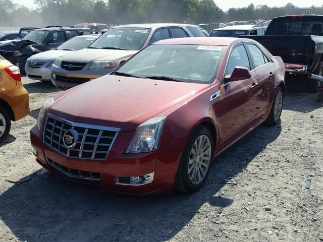 1G6DL5E37C0142586 - 2012 CADILLAC CTS PERFOR RED photo 2