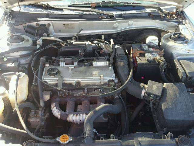 4A3AA46G42E113496 - 2002 MITSUBISHI GALANT ES SILVER photo 7