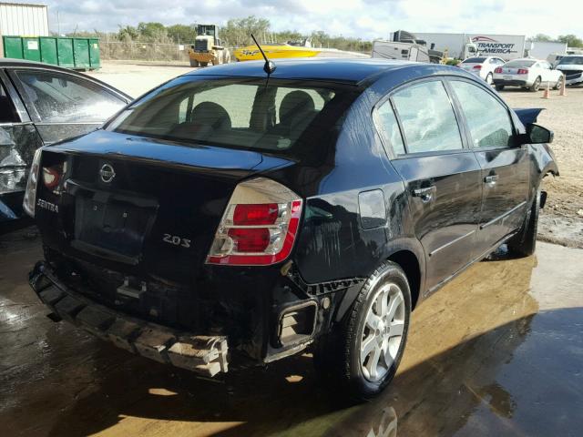 3N1AB61E97L657214 - 2007 NISSAN SENTRA 2.0 BLACK photo 4