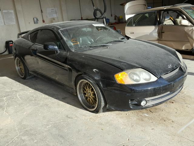 KMHHN65F94U116778 - 2004 HYUNDAI TIBURON GT BLACK photo 1