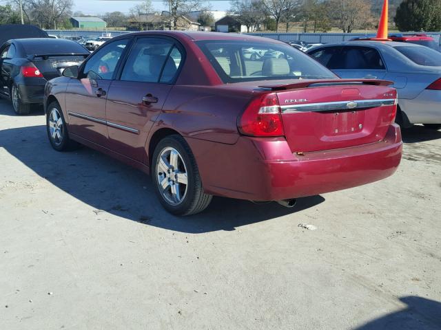 1G1ZU57N57F159428 - 2007 CHEVROLET MALIBU LTZ MAROON photo 3