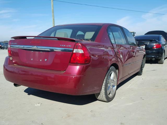 1G1ZU57N57F159428 - 2007 CHEVROLET MALIBU LTZ MAROON photo 4