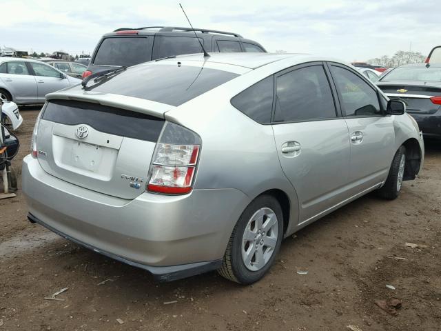 JTDKB20U040027013 - 2004 TOYOTA PRIUS SILVER photo 4