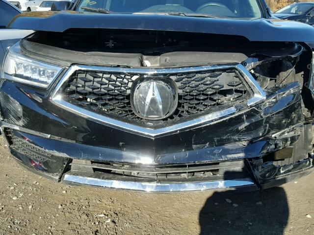 5FRYD4H53HB000696 - 2017 ACURA MDX TECHNO BLACK photo 9