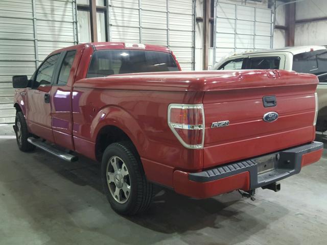 1FTRX12W79FA25465 - 2009 FORD F150 SUPER RED photo 3