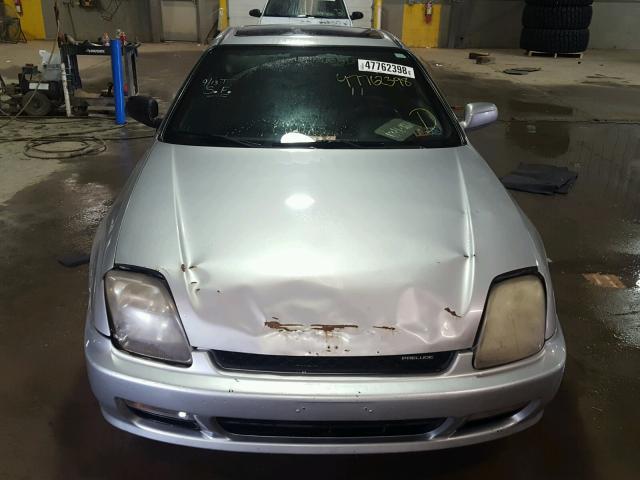 JHMBB62401C002495 - 2001 HONDA PRELUDE SILVER photo 9