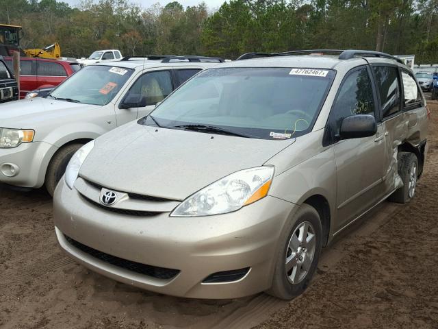 5TDKK4CC3AS303739 - 2010 TOYOTA SIENNA CE BEIGE photo 2