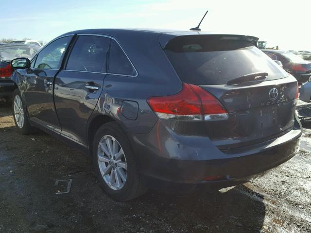 4T3BE11A19U004235 - 2009 TOYOTA VENZA BASE GRAY photo 3