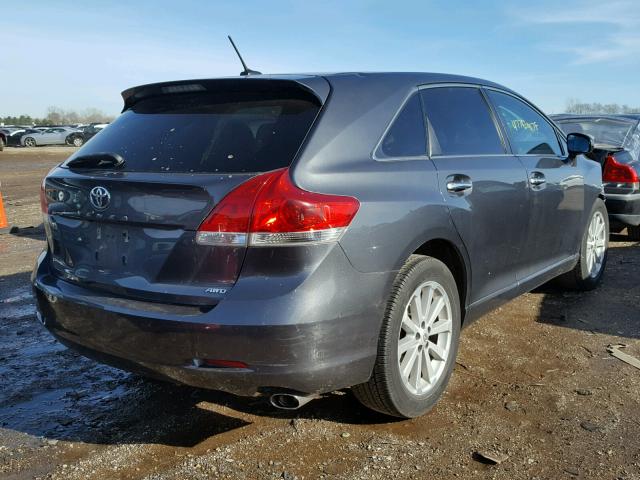 4T3BE11A19U004235 - 2009 TOYOTA VENZA BASE GRAY photo 4