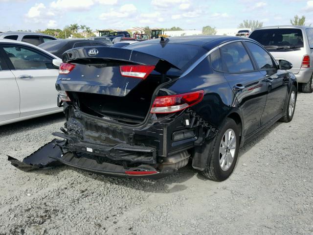 5XXGT4L39GG035759 - 2016 KIA OPTIMA LX BLACK photo 4