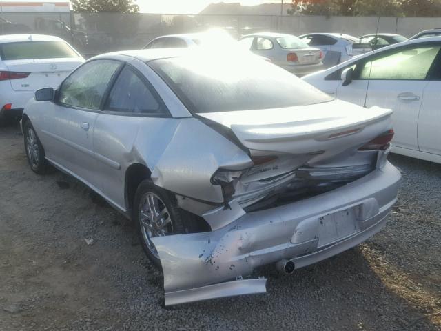 1G1JH12F127404626 - 2002 CHEVROLET CAVALIER L SILVER photo 3