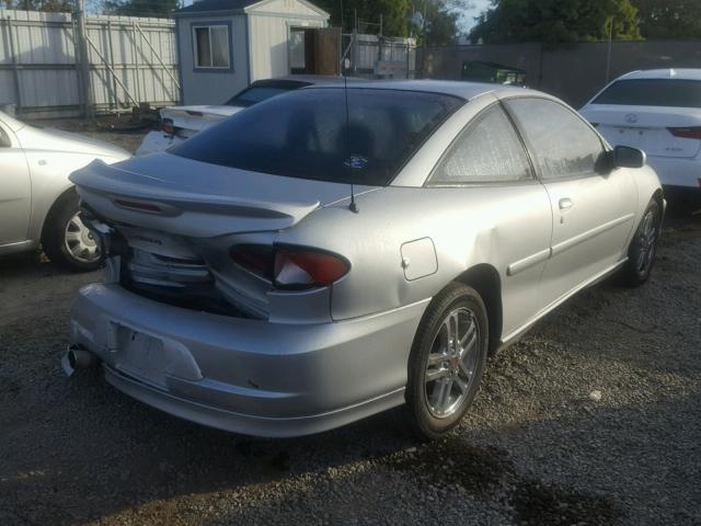 1G1JH12F127404626 - 2002 CHEVROLET CAVALIER L SILVER photo 4