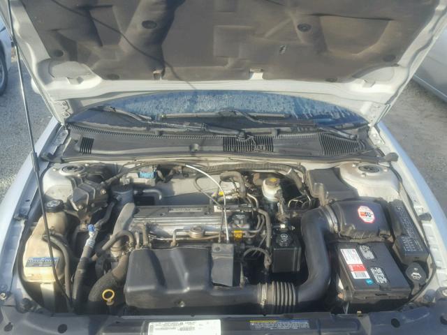 1G1JH12F127404626 - 2002 CHEVROLET CAVALIER L SILVER photo 7