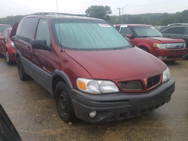 1GMDU23E33D162819 - 2003 PONTIAC MONTANA EC RED photo 1