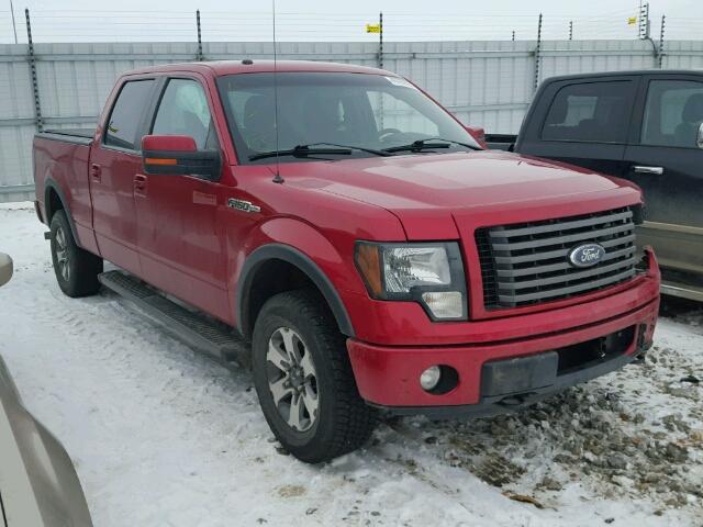 1FTFW1EF3CFA75496 - 2012 FORD F150 SUPER RED photo 1