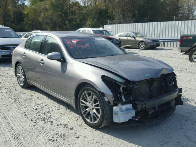 JNKBV61E08M202718 - 2008 INFINITI G35 GRAY photo 1