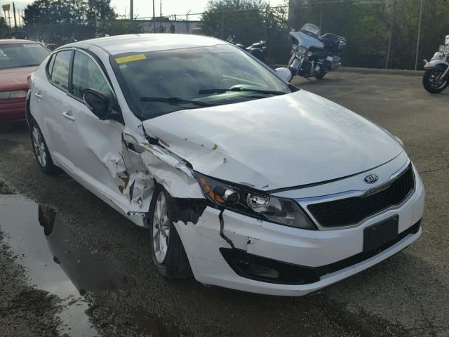 5XXGM4A74DG152065 - 2013 KIA OPTIMA LX WHITE photo 1