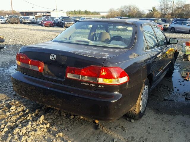 1HGCG66521A073687 - 2001 HONDA ACCORD LX BLACK photo 4