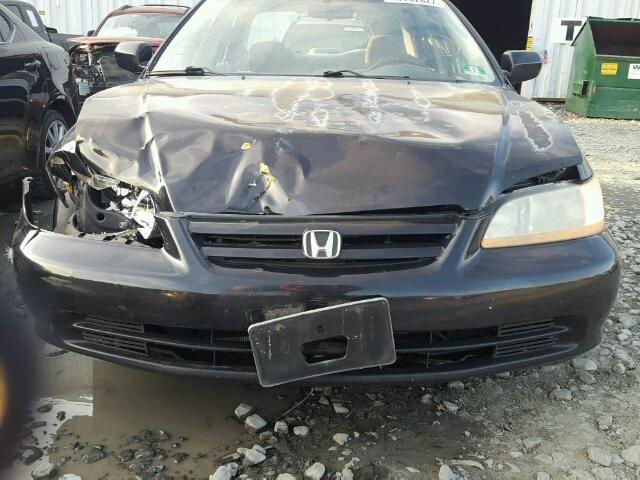 1HGCG66521A073687 - 2001 HONDA ACCORD LX BLACK photo 9