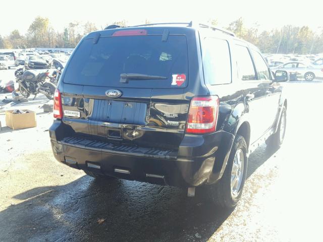 1FMCU9DG5AKD04973 - 2010 FORD ESCAPE XLT BLACK photo 4