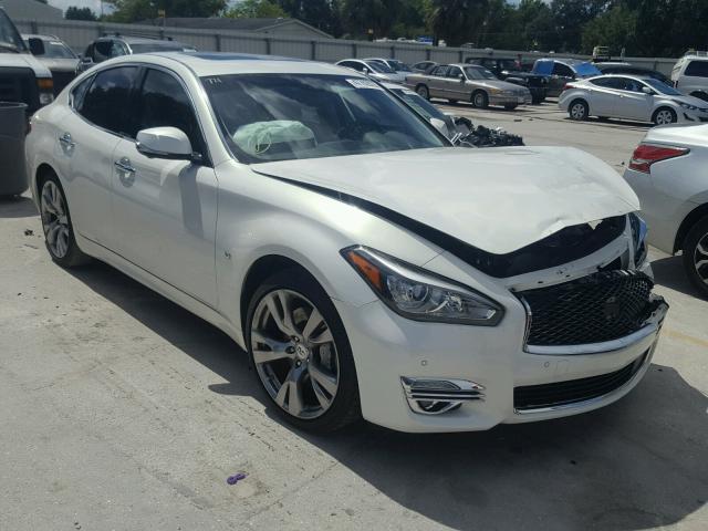 JN1BY1AP3FM540403 - 2015 INFINITI Q70 3.7 WHITE photo 1