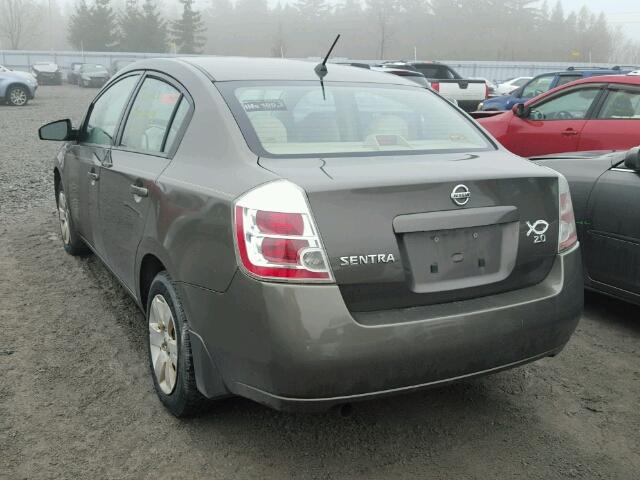 3N1AB61E57L682384 - 2007 NISSAN SENTRA 2.0 GRAY photo 3