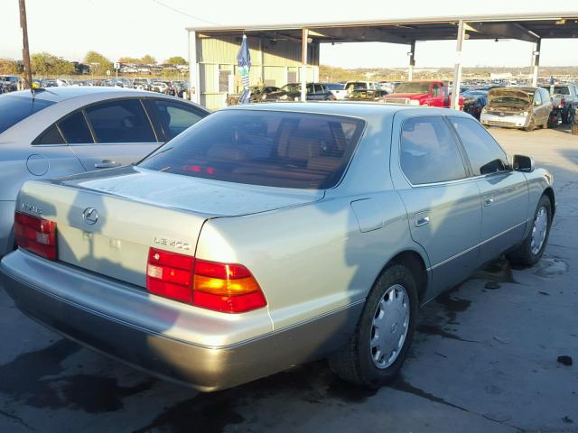 JT8BH28F2V0075925 - 1997 LEXUS LS 400 GREEN photo 4