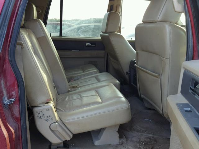 1FMFK16547LA36338 - 2007 FORD EXPEDITION BURGUNDY photo 6