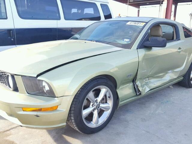 1ZVHT82H465238017 - 2006 FORD MUSTANG GT GREEN photo 9