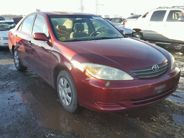 4T1BE32K02U035820 - 2002 TOYOTA CAMRY LE ბურგუნდია ფოტო 1