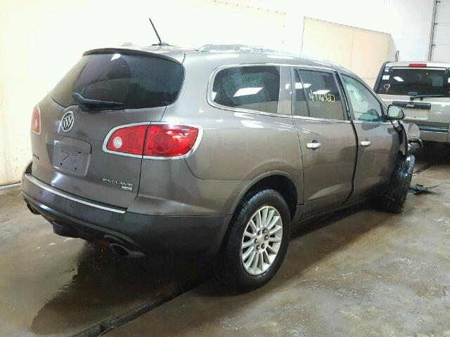 5GALVBED1AJ231749 - 2010 BUICK ENCLAVE CX BEIGE photo 4