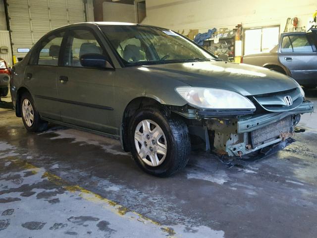 2HGES16304H536134 - 2004 HONDA CIVIC DX V GREEN photo 1