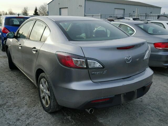 JM1BL1SF1A1209475 - 2010 MAZDA 3 I GRAY photo 3