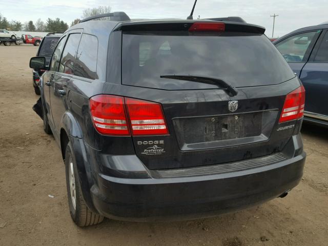 3D4GG47BX9T565500 - 2009 DODGE JOURNEY SE BLACK photo 3