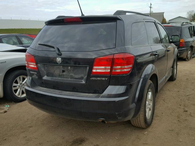 3D4GG47BX9T565500 - 2009 DODGE JOURNEY SE BLACK photo 4