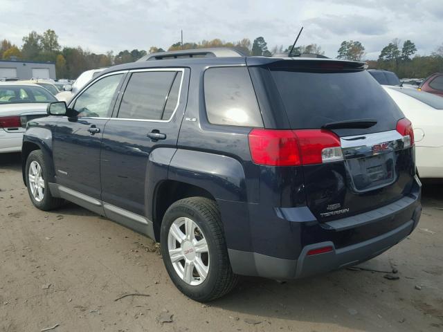 2GKALREK0F6185925 - 2015 GMC TERRAIN SL BLUE photo 3