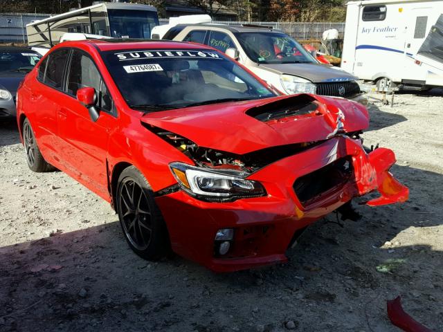 JF1VA2Z68G9825527 - 2016 SUBARU WRX STI RED photo 1