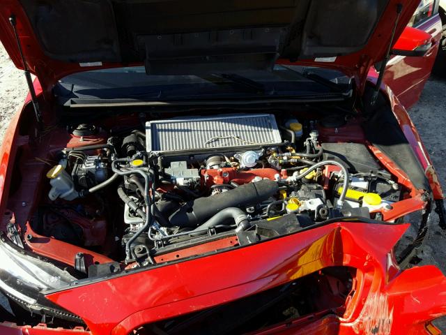 JF1VA2Z68G9825527 - 2016 SUBARU WRX STI RED photo 7