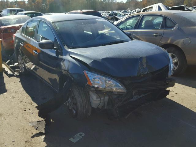 3N1AB7AP7DL663113 - 2013 NISSAN SENTRA S BLUE photo 1