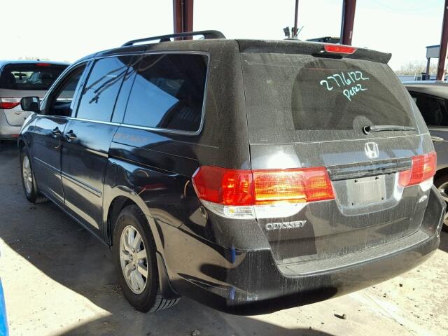 5FNRL3H7XAB039232 - 2010 HONDA ODYSSEY EX BLACK photo 3