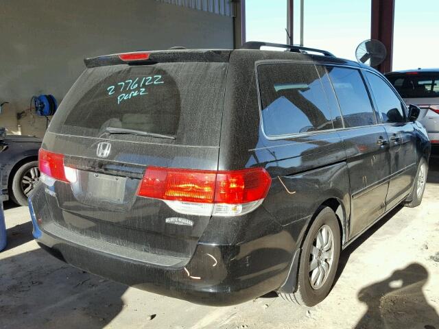 5FNRL3H7XAB039232 - 2010 HONDA ODYSSEY EX BLACK photo 4