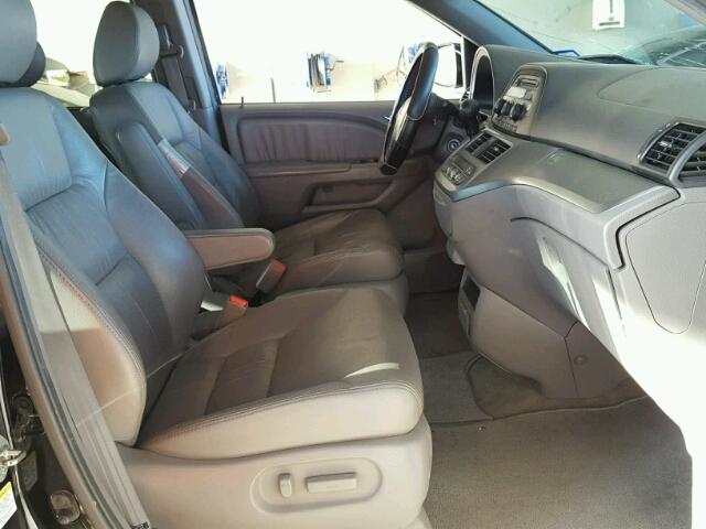 5FNRL3H7XAB039232 - 2010 HONDA ODYSSEY EX BLACK photo 5